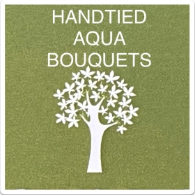 Handtied Aqua Bouquets